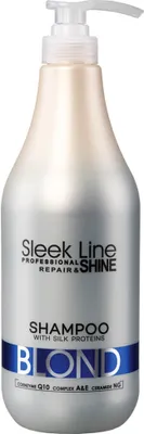 Produktbild von Stapiz Sleek Line Blond Shampoo 1L