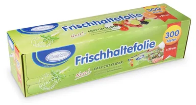 Produktbild von 4 Rollen Frischhaltefolie 'Catering' aus PVC im Spenderkarton 29 cm x 300 m