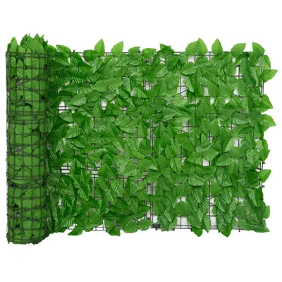 Immagine prodotto di Paravento da Balcone con Foglie Verdi 200x75 cm
