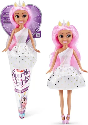 Produktbild von ZURU 10092BQ2 - Sparkle Girlz - Puppe Einhorn-Prinzessin