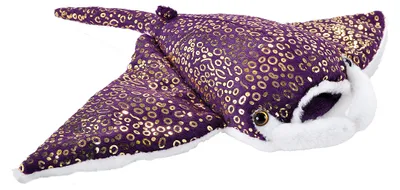 Produktbild von Wild Republic Foilkins Manta Ray Teddy Lila  Lila One Size