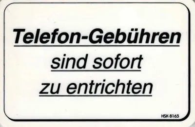 Produktbild von Spass- Schild -Telefongebühren... - Gr. 15x10 cm - 308163