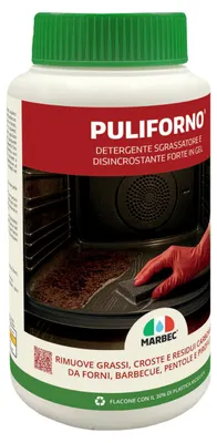 Immagine prodotto di PULIFORNO® - Detergente gel disincrostante per forni e barbecue, azione profonda su incrostazioni ostinate - 1KG