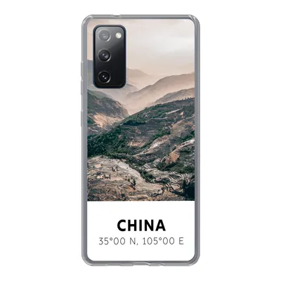 Produktbild von MuchoWow® Handyhülle Schutzhülle Hülle für Samsung Galaxy S20 FE China - Berge - Asien - Sommer Silikon Softcase Handy Hülle - Abdeckung