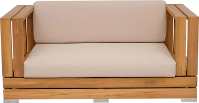 Produktbild von Outdoor Sofa Korsika 2-Sitzer Teakholz Edelstahl von Teako Design