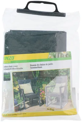 Image de Couverture de chaise de jardin, housse de protection pour meubles de jardin - 66 x 66 x 107 cm - Polyester - Schwa