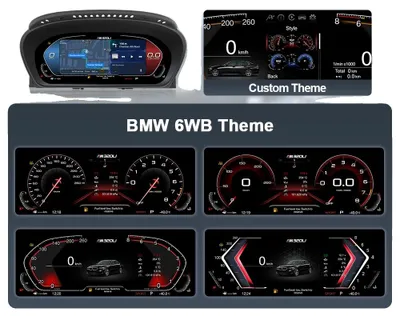 Obrázek produktu pro Digitální přístrojová deska, bezdrátové CarPlay, navigace v reálném čase, verze E60 s CarPlay