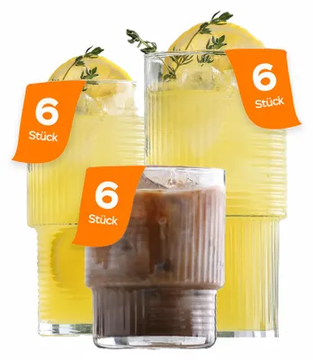 Produktbild von LAV Helen Gläser-Set –18-Teilig (325ml, 400ml, 515ml)