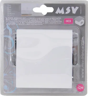 Immagine prodotto di Porta rotolo WC MDF bianco