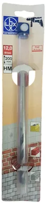 Produktbild von Lux Tools 566326 Steinbohrer Betonbohrer Schlagbohrer HM Bohrer Ø12 x 200mm