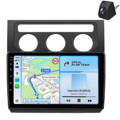 Immagine prodotto di Awesafe 6+128GB Android Navi 9" radio per VW Touran 2003-2010 Navi carplay GPS dab radio