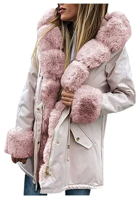 Productafbeelding van Dames Winter Parka Lange Gewatteerde Jas
