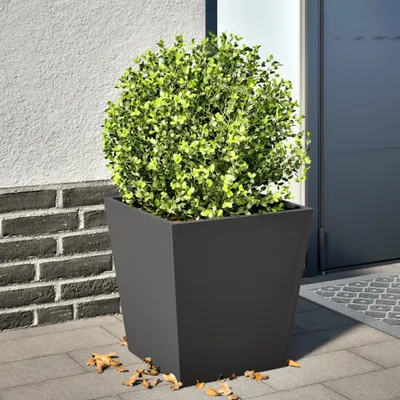 Produktbild von "2026 Promotion" Hochbeet - Pflanzkübel - Schwarz 40x40x40 cm - Stahl - Beete CC30875