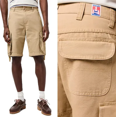 Immagine prodotto di WRANGLER Uomo, Pantaloncini CJ CARGO SHORT, W32, Marrone, Pantaloncini, pantaloni