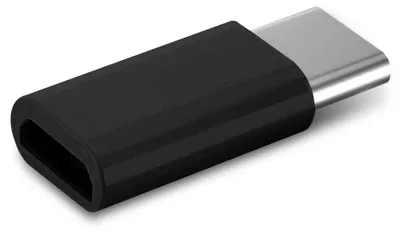 Produktbild von Micro USB Adapter auf USB Typ C Stecker wandelt USB 2.0 Typ B zu USB 3.1 Typ C