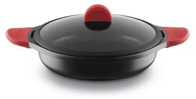 Obrázek produktu pro Castey Short+lid 24 cm hrnec s víkem, černý  Černý, univerzální velikost