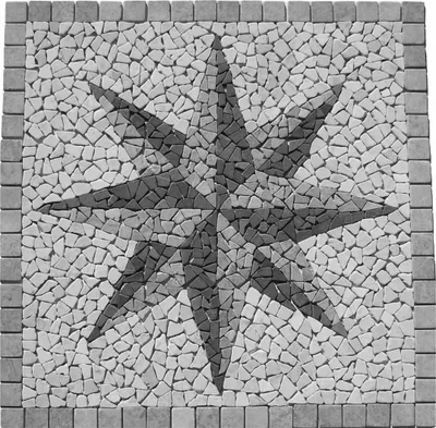 Produktbild von Mosaikfliesen RO-007 Marmor Rosone Naturstein Fliesen Lager Verkauf Stein-Mosaik Herne NRW