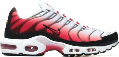 Image de Nike TN Air Max Plus "White & University Red" Blanc/Rouge, Taille : 42
