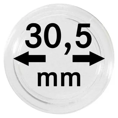 Produktbild von Lindner 2251305 Münzkapseln 30,5 mm-100er Pack