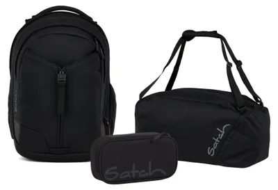 Produktbild von Satch, Schulrucksack-Set MATCH Blackjack 3-teilig, ab 5. Klasse