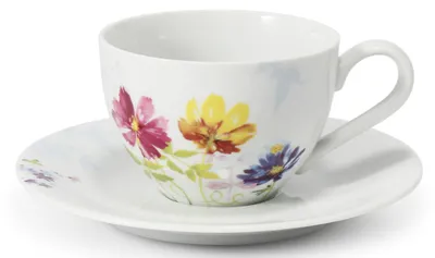 Image de Tasse avec soucoupe, porcelaine tchèque, 0,20 l, Leander