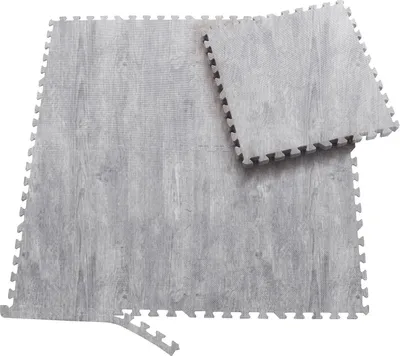 Produktbild von Sporttrend 24® 18 Schutzmatten ohne Randstücke Set (grau HMW003) 60x60x1cm | 6,48qm | Bodenschutzmatte Unterlegmatte Puzzlematte für Fitnessgeräte Sportgeräte