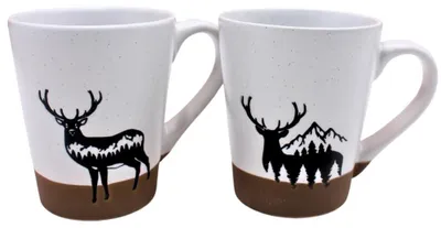 Zdjęcie produktu dla Zestaw 2 kubków ceramicznych na kawę i grzane wino