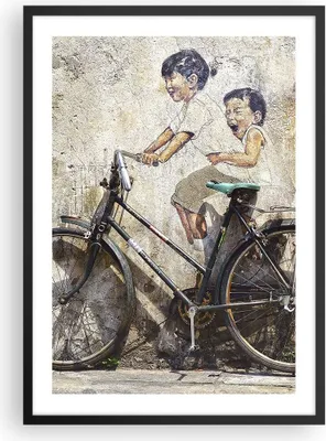 Produktbild von Gerahmtes Poster - Schwarzer Rahmen - Graffiti modern - 50x70 cm - Wand Bild - Wanddeko - Wandbilder - Kunstposter - Wandposter - Bilderrahmen - Bilder - Kunstdruck - Wandbild - P2BPA50x70-3617