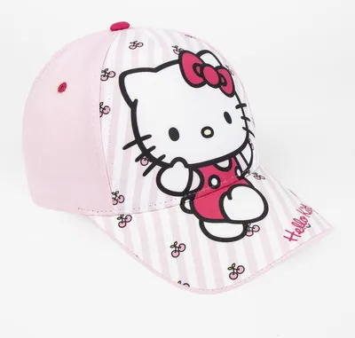 Immagine prodotto di Berretto estivo Hello Kitty - berretto per bambini con stampa e protezione UV bianco
