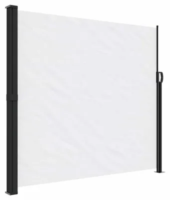 Immagine prodotto di vidaXL Tenda laterale estensibile bianca 180x600 cm