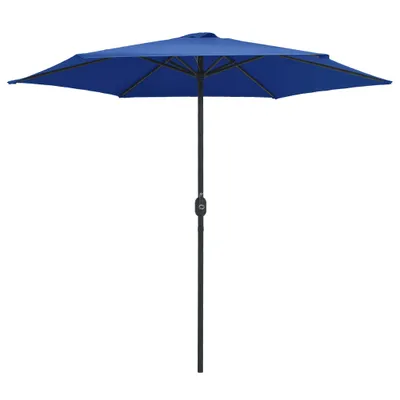 Immagine prodotto di vidaXL Ombrellone con palo in alluminio 270x246 cm Azzurro