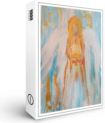 Produktbild von raxxa Premium-Puzzle "Engel mit Leuchter", 1000 Teile