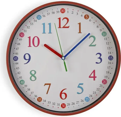 Produktbild von Wanduhr Versa Bunt Kunststoff 30 x 30 x 4,5 cm