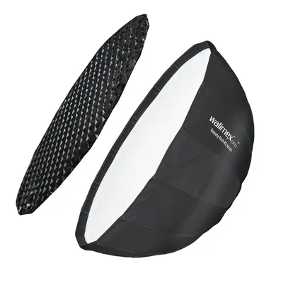Image de Walimex pro Bol Beauté SL 350 x 850 x 850 mm - Système Montage rapide avec Adaptateur Aurora/Bowens Grid Diffuseurs & Sac - Réflecteur - Éclairage Portrait Photo Studio