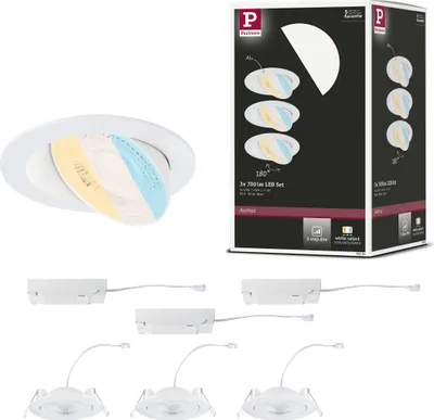 Produktbild von Paulmann LED Einbauleuchte Aumus 3er-Set