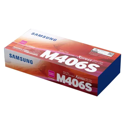 Zdjęcie produktu dla Samsung Oryginalny purpurowy toner CLT-M406S, 1000 stron(y), Purpurowy, 1 szt.