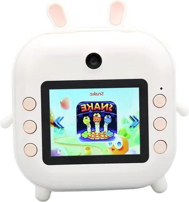 Productafbeelding van Kindercamera Prints - Directe Camera - Foto's Maken - HD 1080p Video - 2.4 Inch IPS - Wit