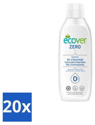 Produktbild von 20 x Ecover Feinwaschmittel für Wolle und Feines - 1 Liter - Vorteilspackung - 20 Stücke