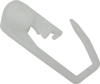 Produktbild von Gardinia Rollringe weiß, 50-er Pack
