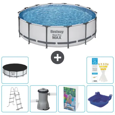 Produktbild von Bestway Steel Pro MAX Rund - 427x122 cm - 7-teilig  S662