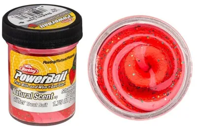 Produktbild von Berkley Powerbait Trout Bait Fruit Range Strawberry Dream Forellenteig Forellenpaste Forellenköder