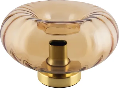 Produktbild von OSRAM 4058075850682 Decor Gold Glass Table Tischleuchte E27 Gold 280mm