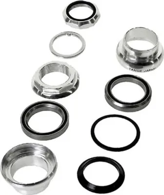 Produktbild von Tange Seiki Steuersatz Aluminium, Gewinde, 1 1/8", silber