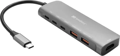 Immagine prodotto di Sandberg Dock USB-C HDMI + 2xUSB-A + 2xUSB-C + PD100W