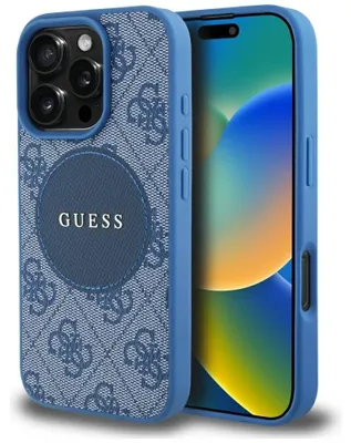 Immagine prodotto di Etui Guess 4G Circle Classic Logo Magsafe Do Iphone 16 Pro Niebieski