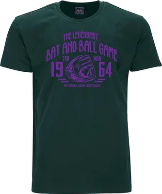 Produktbild von Übergrößen T-Shirt Legandary Ball Game lila AHORN SPORTSWEAR bottle green 10XL