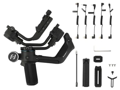 Zdjęcie produktu dla Stabilizator gimbolowy do smartfona – stabilizator dla smartfona i kamery – gimbol do smartfona i kamery – 3-osiowy