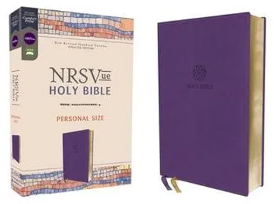 Zdjęcie produktu dla NRSVue, Holy Bible, Personal Size, Leathersoft, Purple, Comfort Print