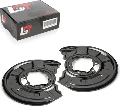 Produktbild von 2x Bremsblech Bremsscheibe hinten links rechts für Mercedes-Benz W204 A207