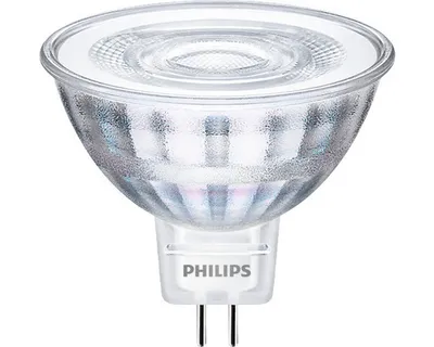 Produktbild von Philips LED Leuchtmittel Glas Reflektor MR16 4,4W = 35W GU5,3 345lm warmweiß 2700K 36°